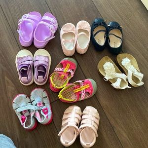 Baby/toddler girl shoe lot